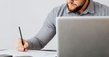 A Person working out a strategy for taking profits in cryptocurrency investments.